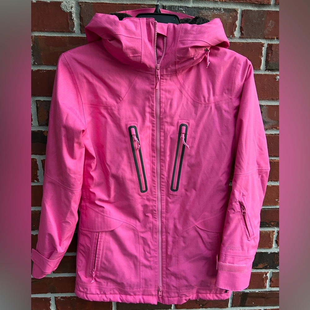 Under Armour Women’s Armour Storm Full Zip Pink XS Hooded Coat w/Pockets M5